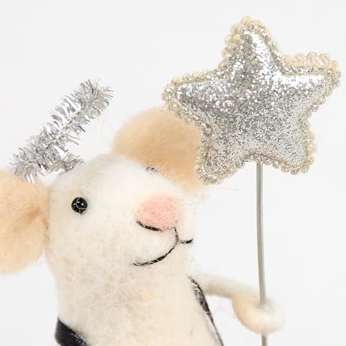 Halloween Angel Mouse Critter Ornament