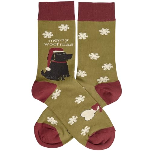 Merry Woofmas Christmas Socks