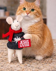 Jesus Is The Reason For The Season Mouse Critter Ornament