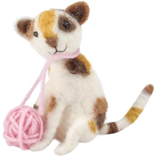 Kitten Yarn Ball Critter Ornament