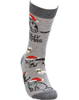 Meowy Christmas Cat Socks