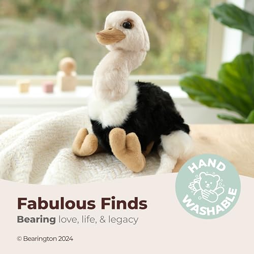 Bearington Baby Ollie Ostrich Stuffed Animal