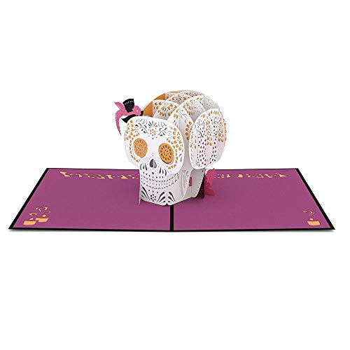 lovepop Sugar Skull Halloween 3D Pop Up Greeting Card