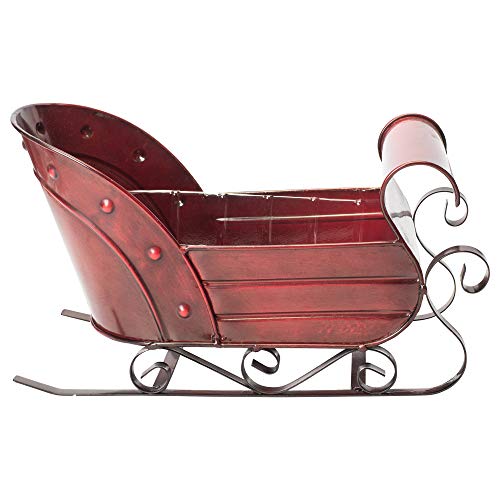 Vintage Decorative Red Christmas Sleigh