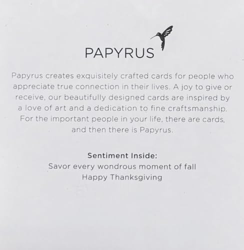 Papyrus Thanksgiving Card