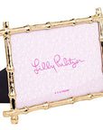Lilly Pulitzer Gold Bamboo 4x6 Picture Frame