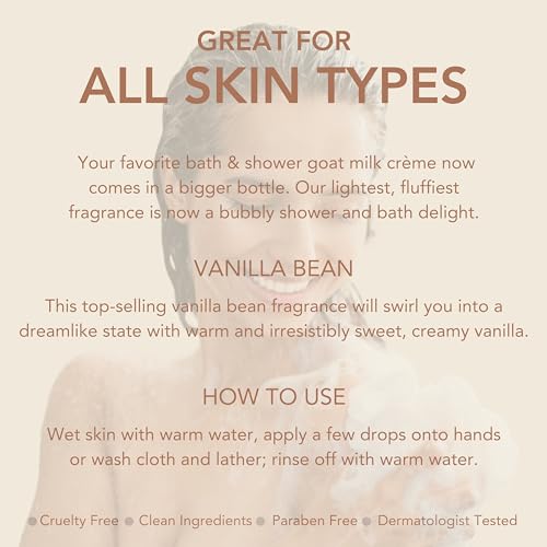 Dionis Vanilla Bean Goat Milk Bath &amp; Shower Crème