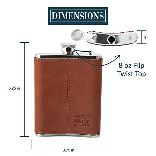Out At The Beach Flask