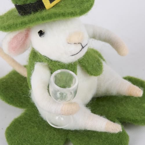 St. Paddy &amp; Shamrock Mouse Critter Ornament