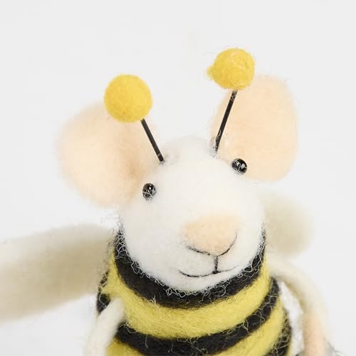 Bee Mouse Critter Ornament