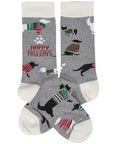Happy Pawlidays Dog Socks