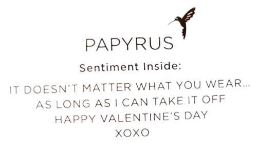Papyrus Valentine's Day Card