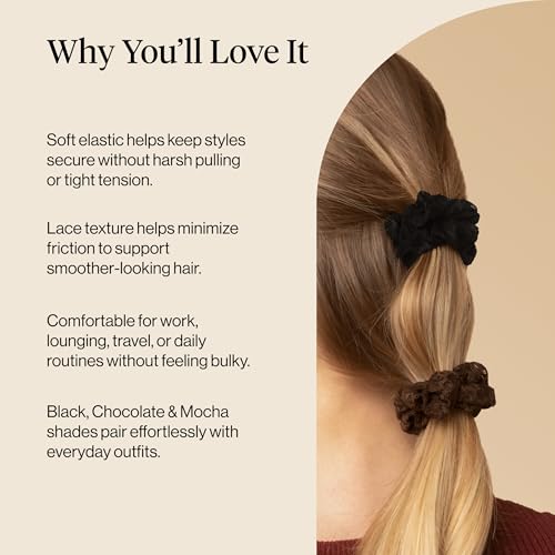 KITSCH Lace Scrunchie Set