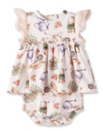 Sweet Garden Skirted Bodysuit – Bamboo Baby Outfit
