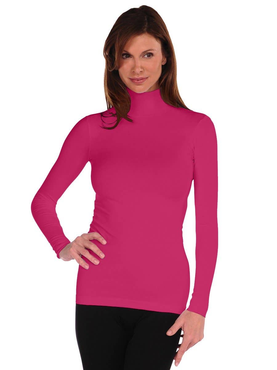 Tees By Tina Long Sleeve Mock Neck Turtleneck (800MN)