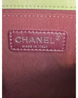 Chanel Calfskin Chevron Quilted Medium Boy Flap Light Green Bag