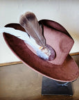 **Turkey & Long White Feather Hat Band (Band Only) 983q