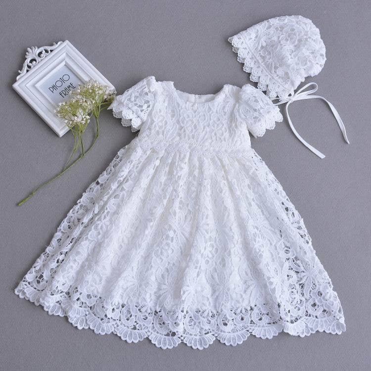 Nicolette's Couture The Claudia Christening Gown