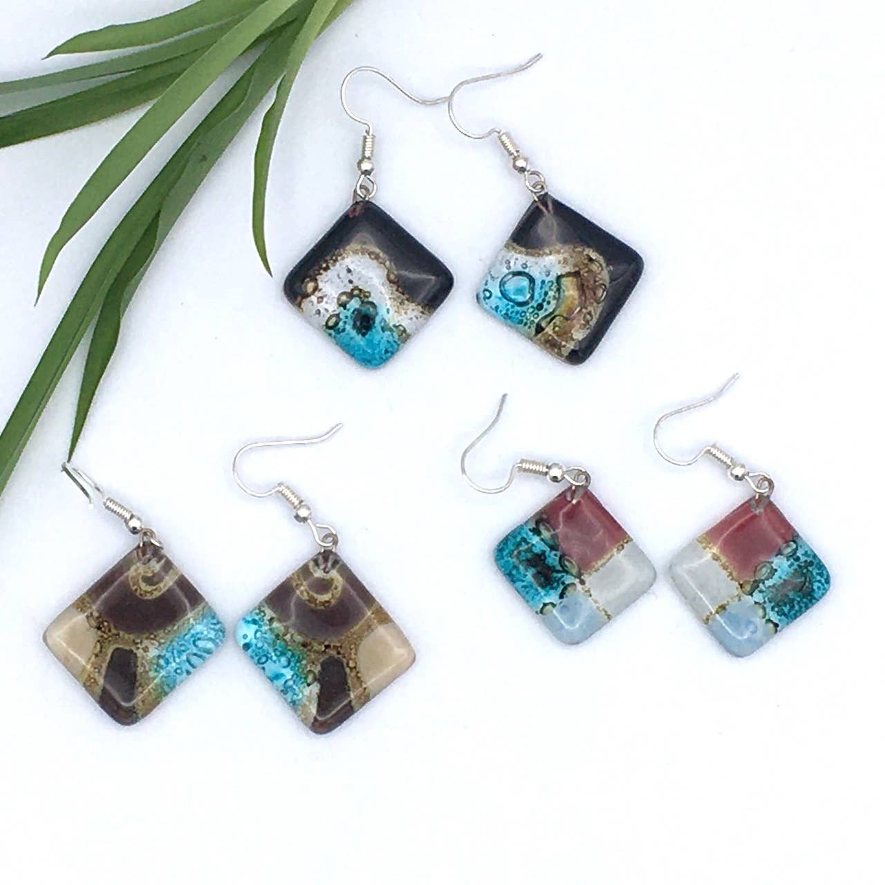 Fused Glass Earrings