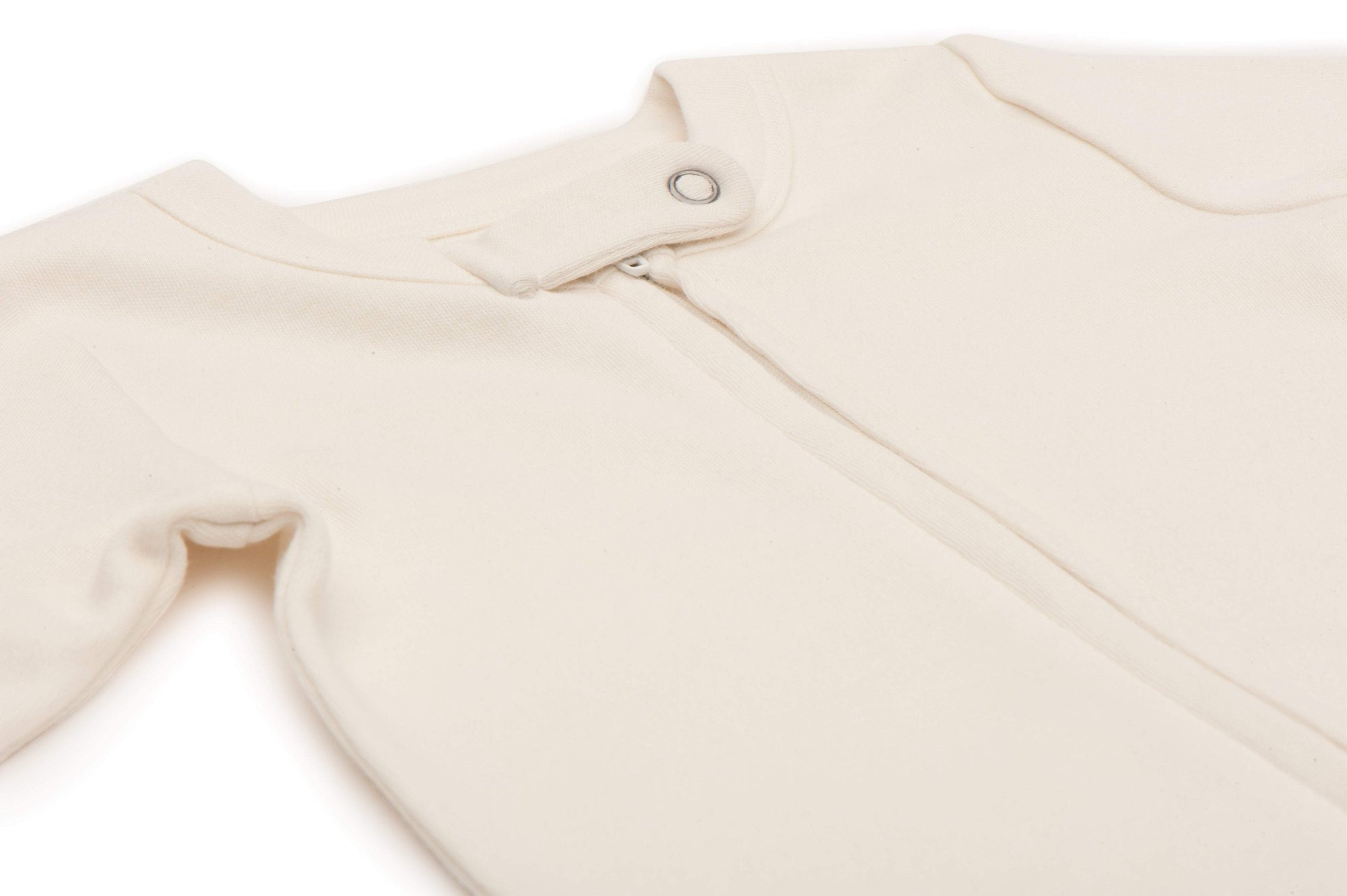 finn + emma Organic Cotton Ivory Footie