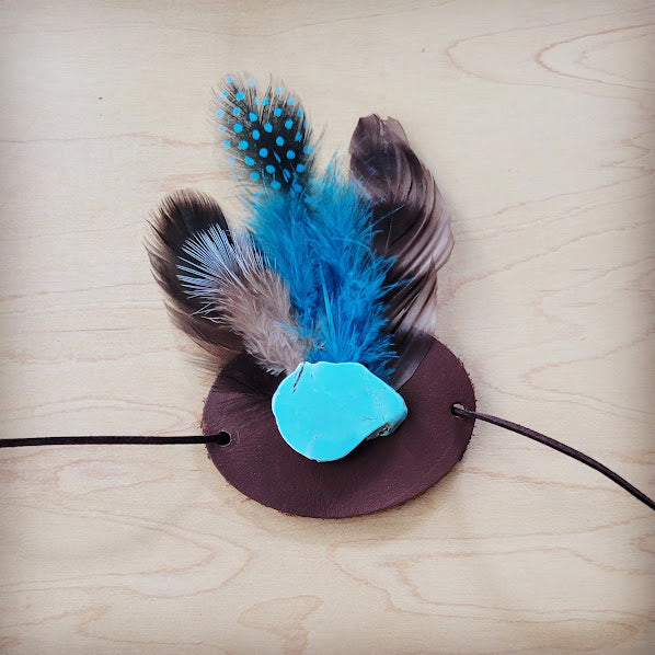 **Boho Western Felt Hat w/ Choice of Hatband- Navy 990a