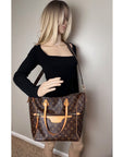 Louis Vuitton Tournelle Monogram MM Hand shoulder Tote Bag