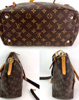 Louis Vuitton Tournelle Monogram MM Hand shoulder Tote Bag