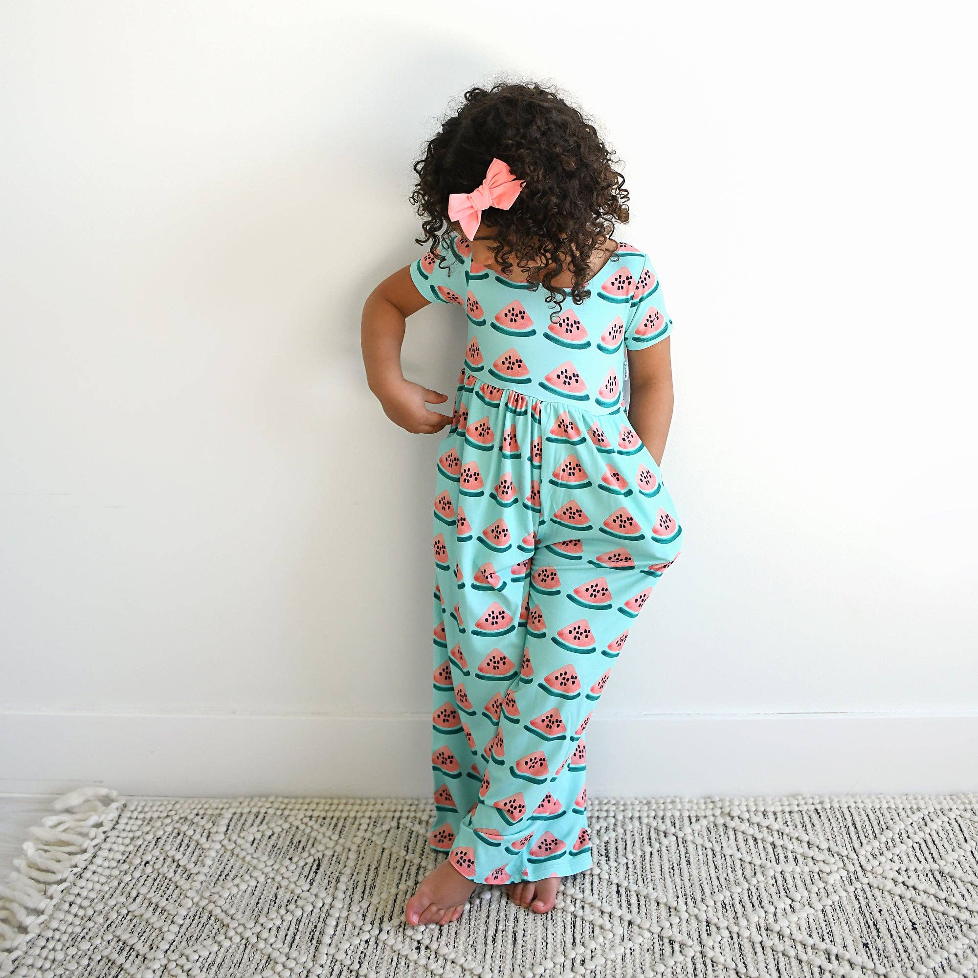 Bamboo Baby Girl Clothing Apparel Romper Cameron Watermelon