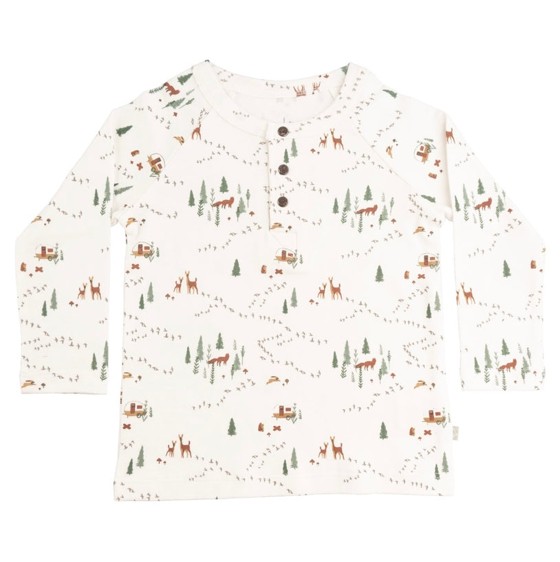 finn + emma Into the Woods Henley Top