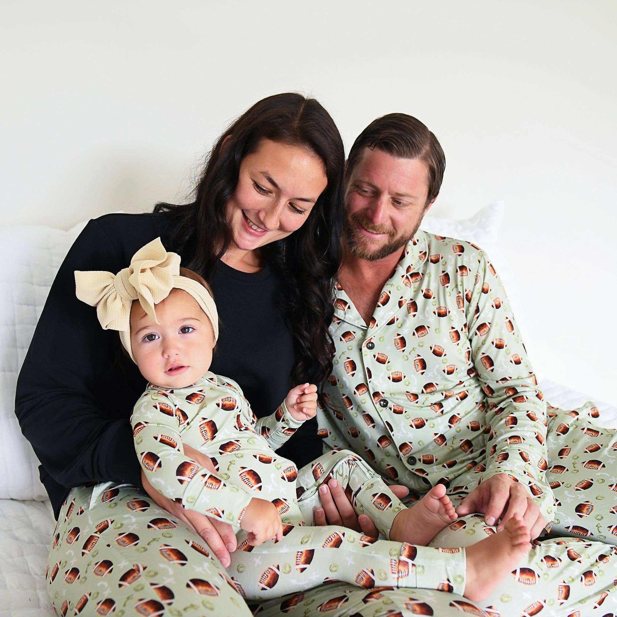 Bamboo Baby Pajama Sleepies Little Baby Zip Madden Football