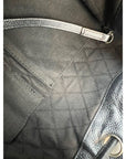 CHANEL Satin CC Large Black Bucket Shouler Bag
