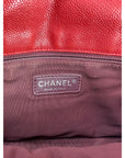 Chanel Caviar Quilted Medium French Riviera Red Flap