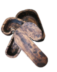 Candy cane wood bowl