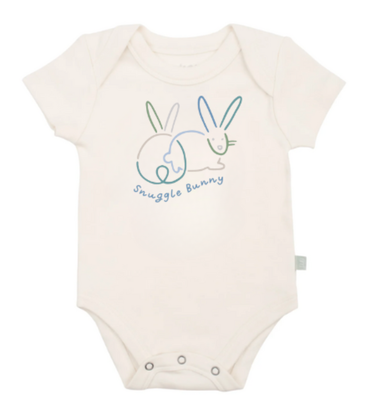 finn + emma Snuggle Bunny Organic Cotton Bodysuit