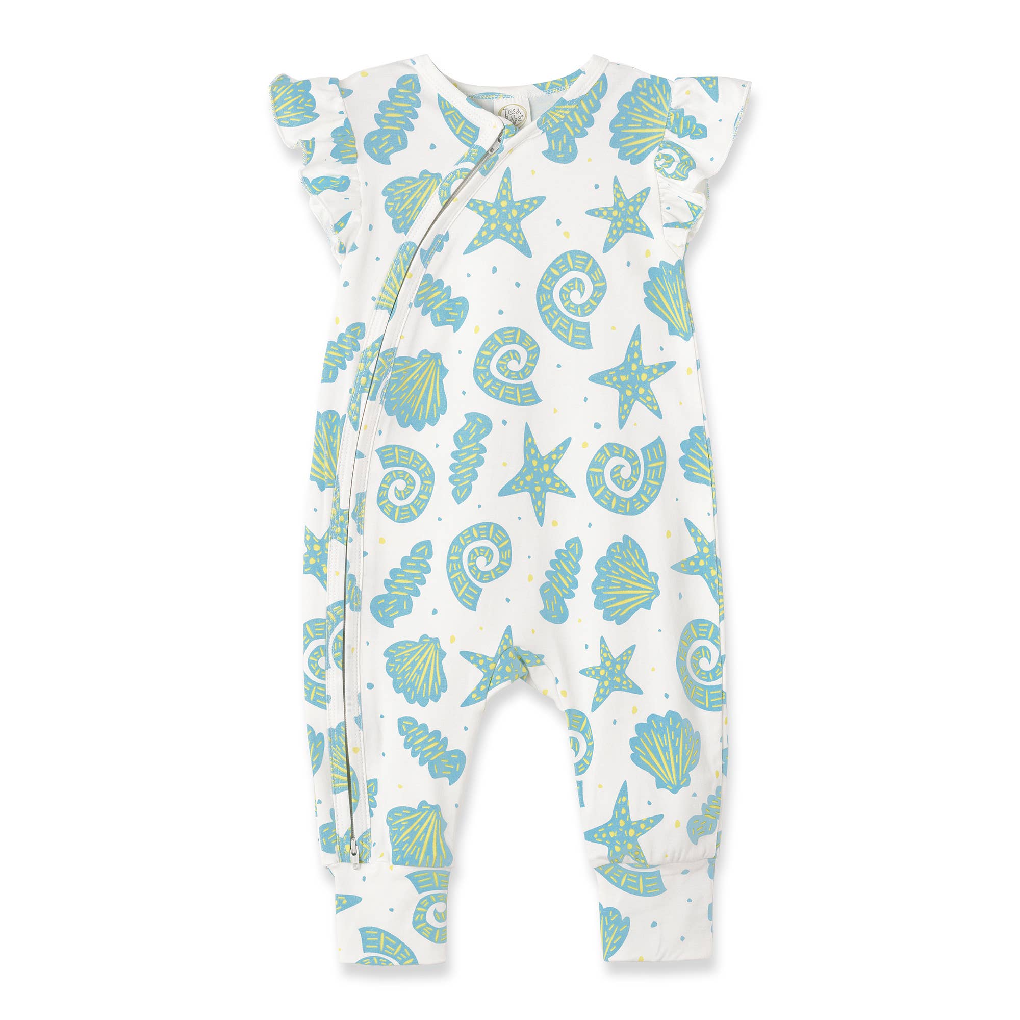 Tesa Babe Seashells Zipper Romper