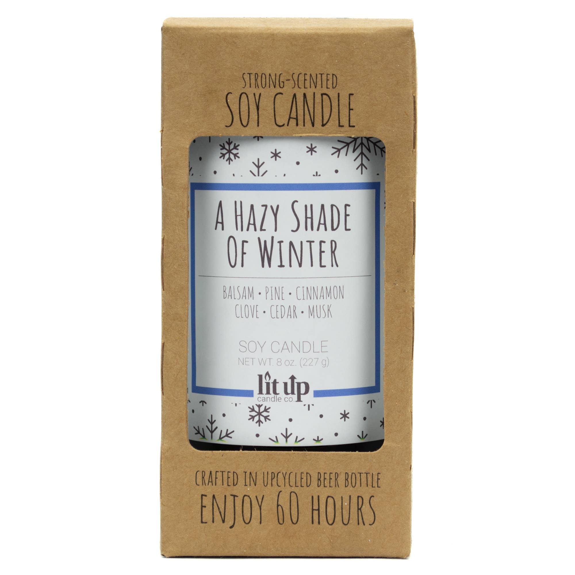 Lit Up Candle Co. A Hazy Shade of Winter