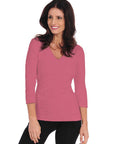 Diamont 3/4 Sleeve V-Neck (29VQ)