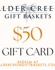 Alder Creek Gift Baskets Gift Card