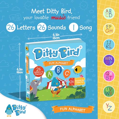 Ditty Bird Fun Alphabet Interactive Song Book