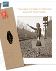 Train Of Thought Belated Birthday Card