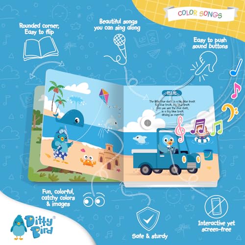 Ditty Bird Color Songs Interactive Song Book