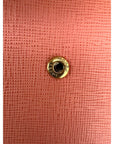 Fendi Continental Pink Leather Wallet Clutch
