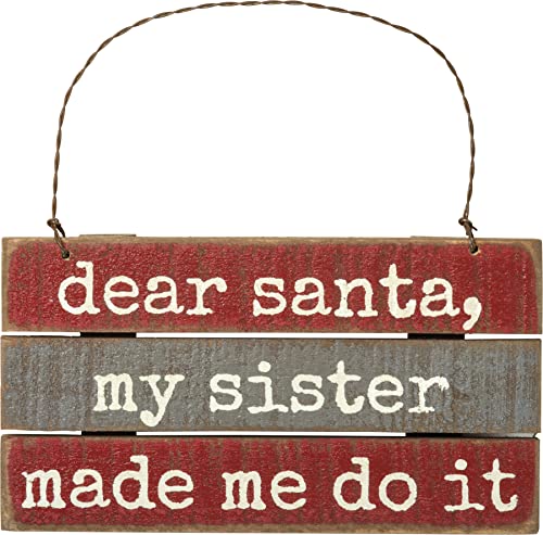Dear Santa My Sister Made Me Do It