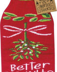 Better Results Than Mistletoe Wine Bottle Sock