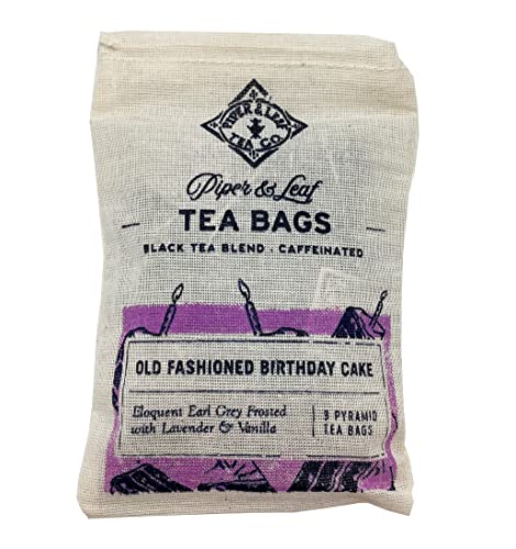 Piper &amp; Leaf Old Fashioned Birthday Cake Tea Bags (9 count)