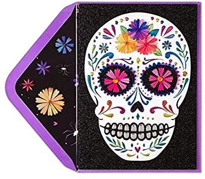 Papyrus Halloween Greeting Card (Sugar Skull)