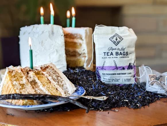 Piper &amp; Leaf Old Fashioned Birthday Cake Tea Bags (9 count)