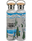 I'd Rather Be Hiking Water Bottle