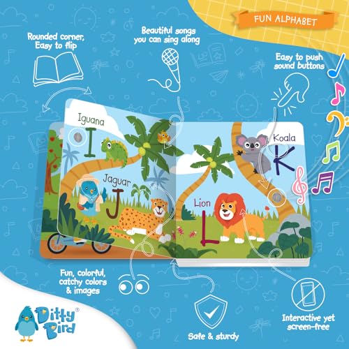 Ditty Bird Fun Alphabet Interactive Song Book