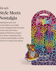 Lisa Frank X KITSCH Xl Rainbow Leopard Creaseless Clips
